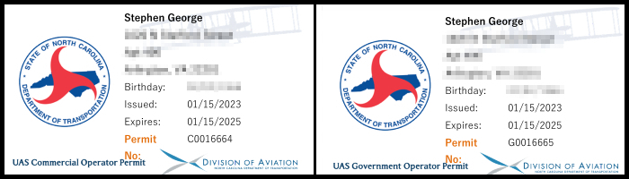 NC Commercial Operators Certificate
